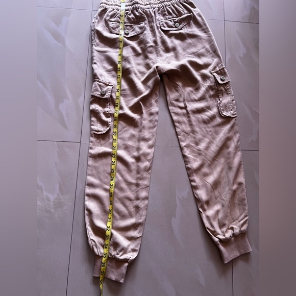 DA-NANG Cargo Pants 100% Silk Full Length Vintage Pockets Elastic Waist/ankle XS - Picture 7 of 16